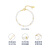 AGATHA【新品】瑷嘉莎夏季系列经典法式复古时尚小米珠珍珠手链 小米珠手链