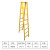 京度 绝缘梯折叠梯子便携式电力工程梯玻璃钢人字梯工厂仓库电工爬梯 3.0米人字
