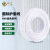竹江 国标铜芯软护套线 3芯多股护套软线 RVV3*1.5平方 100米 白色
