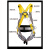 五点式安全带双钩安全带 国标 5点式安全带双钩 安全带高空作业 单个背带黄色