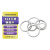 众立诚304不锈钢圆环实心圆环焊接环连接环钢圈铁环装饰环0型圆环 3*20/一盒20个 