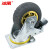 冰禹 BYlj-339 高弹力脚轮 重型工业轮橡胶轮 手推车平板车脚轮 重型5寸刹车轮