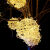 MDUG彩灯氛围灯吊树上的太阳能LED藤球灯户外可连接挂树网红发光七彩 20cm  一拖十 220伏 常亮款 暖白      透明线