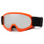 择初户外运动太阳镜时尚炫彩儿童滑雪镜小孩防风护目眼镜 红框灰片