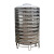 大容量304不锈钢水箱圆形储水罐空气能蓄水热水罐不锈钢圆水箱 0.5T瓦楞水箱