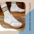 安踏（ANTA）德训鞋男鞋夏季平底复古潮流板鞋板鞋经典休闲鞋运动鞋子男 象牙白/沙粒灰-1 39