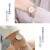 MXESYO钢带细表链适用小绿表天王卡西欧聚利时阿玛尼满天星DW手表带女士 银间白陶瓷-E款 8mm
