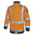 代尔塔 防寒荧光服404011 可视工作服大衣款  橙色 M