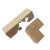 纸护角纸箱包角护角条带扣转角防撞物流发货打包装家具保护包边条 带扣转角(100个/组) 长10+10cm(边40厚3mm) x 90°转角
