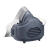 代尔塔（DELTAPLUS）防尘面罩工业打磨水电开槽石煤矿猪鼻子口鼻罩防颗粒物呼吸器 一个蓝色面罩(60片6层滤棉收藏