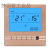 智能数子显示壁挂炉水电地暖温控器智能开关控制面板家商双用 电暖-25A 银色8805
