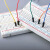 400/830孔面包板套件 电源模组DIY实验板电路板 面包线杜邦线跳线 mini面包板 蓝色(2个)