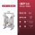 气动隔膜泵PPL工程塑料铝合金QBYK-2540耐腐蚀耐酸碱不锈钢铸铁 QBY50铝合金＋特氟龙
