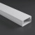 钰启隆 PVC线槽 方形线槽线盒 PVC穿线槽 电缆电线明装线槽 绝缘墙面塑料走线槽 100*60mm 一米价