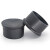 圆管套橡胶保护套塑料脚垫PVC管塞圆管外套塑料帽圆形塑料管套 黑色22mm圆外套