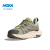 HOKA ONE ONE男女鞋秋季户外低帮徒步鞋ANACAPA LOW GTX防水稳定 麦青色/新芽绿 40