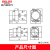 LAY5-BA31 BA42平钮自复位BA45红BA35绿LAY5S金属按钮开关 红色1常开触点 自复位