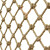 阿力牛 AQJ110 麻绳网孔防护网 顶棚景区护栏网隔离网 菱形打结网  10mm绳粗10cm网孔3×10m