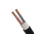 郑网YJV22铜芯钢带电力电缆单多芯阻燃 国标3*10+2*6   20米