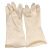 橡胶防化手套加长工业耐酸碱手套防水喷砂电镀抗腐蚀耐磨 40厘米（加厚）耐酸碱手套 L
