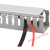 定制适用于 PVC线槽明装阻燃绝缘工业配电箱走线槽塑料控制柜电线 高30*宽30 10米(5根)