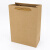 海斯迪克 牛皮纸礼品袋12*5.7*16cm(竖款）礼物包装袋手提袋纸袋子可定制HKLY-134