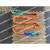 国标工业柔性吊装带双扣环形3510吨起重圆形软吊带吊车吊树吊绳 2吨2米 橘色绿色