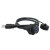 usb插座面板安装工业防水线USB座母座防水usb数据线0.1/0.5米 LU20-CA-U2-013（1米) A40 塑胶螺母