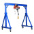 龙门架起重可移动手推简易工字钢吊架行吊1吨3吨小型龙门吊可拆卸 3吨[高3米宽2米]