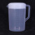 20005000ml量杯量桶级塑料透明带刻度厨房烘焙奶茶加厚 5000毫升白盖