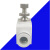 气动管道调节阀气管气流直通单向节流阀快速接头PA/LSA-4/6/81012 白色LSA-8 高品质款