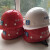 沁度中国建筑安全帽 中建 国标 工地工人领导管理人员帽子玻璃钢头盔 玻璃钢红色金属标安全帽