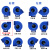 九洲普惠多翼式离心风机低噪音厨房排烟九州抽风机2.8A-0.75KW-380V