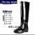 适用上海雨鞋加长高筒水靴男士防滑防水鞋工作雨靴钓鱼劳 8199黑色 超高筒 44