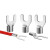 UT冷压叉型接线0.5-16平方U型Y型线鼻压线开口鼻整包 UT2.5-81000只厚度0.5mm