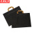 京洲实邦 PE手提袋商务服装购物包装袋【横款黑色(33*25+4)*50个】ZJ-4097