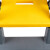 海斯迪克 HKC-412 折叠梯凳 人字梯 洗车登高凳椅子 三步梯（黄灰）