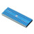 M2散热器 M.2 2280固态硬盘散热马甲 笔记本 NVMESSD 硬盘散热片 蓝色(款)