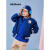 MLB儿童男女童时尚棒球服夹克潮奢时尚外套23秋冬新款JPBV1 黑色 110cm