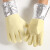 500度防烫手套隔热手套工业级耐高温铝箔烤炉防高温五指加厚加固 铝箔+黄色（加固）