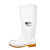 朗莱斯特高筒雨鞋LL-1-05劳保PVC耐酸碱防护靴温氏养殖场防滑水鞋 白色 46 