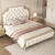 奢寻欧式双人床1.8米法式轻奢实木床现代简约主卧婚床美式公主储物床 单床 框架结构(1.8米*2米)