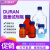 德国进口Duran schott肖特瓶螺口蓝盖瓶透明透明丝口蓝盖试剂瓶25 50 100 250 5 250ml GL45盖