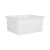 亚桓菡 120升水箱705*490*390白色储水箱白色宽口长方形塑料箱子加厚特大号水产周转储物收纳箱