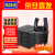 南袋袋 手提式垃圾袋黑色背心款塑料袋【40*60cm100只/4.5丝】NDD-01