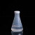 东部工品 加盖三角烧瓶 平底烧瓶 透明塑料烧瓶 锥形瓶 50ml+100ml+250ml 