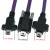 工业相机线缆USB2.0A公 迷你Mini usb公带锁高柔屏蔽带磁环数据线 3m