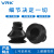 威尔克VRK ZP系列双层风琴吸盘真空吸嘴ZP卡环迷你小吸盘 ZP05BN/迷你款 黑色橡胶