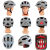 瑞恒柏滴滴代驾头盔新款DD自行车骑行安全帽加大男女透气通用加防雨罩 009加大码头盔+充电灯+头罩
