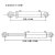 鸣驰  10T液压油缸双向油缸双作用吊耳100缸径液压缸穿销双向油顶千斤顶 100缸径*58杆径*行程400毫米 